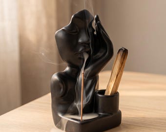 Porte-encens Durag pour femme, cadeau élégant en céramique pour femme, décoration d'intérieur