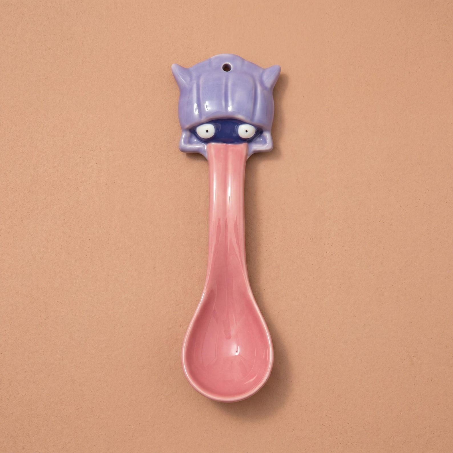 Handmade Funny Ceramic Shellder Spoon – Pokémon Inspired Anime Gifts 16cm