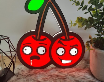 Crazy Cherry LED Lamp | 3D Printed