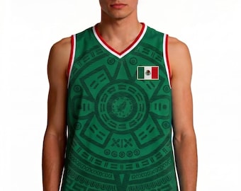 Personalized Mexico Soccer Tank Top Jersey, Custom Name and Number Mexico Jersey Tank Tee, Mexico Football Jersey Shirt for Fan, Mexico Fan