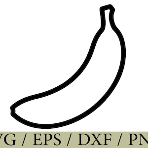 Banan kontur konstdesign.