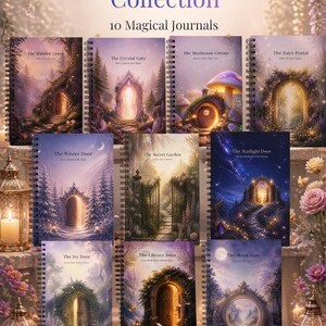 The Enchanted Doors Collection | Fantasy Journal Set | Magical Notebook Collection | Writing Journal | Whimsical Gift for Readers & Writers
