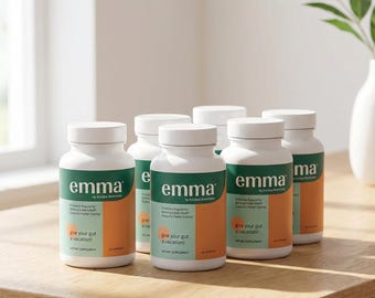 6 Bottles of EMMA Gut Health Capsules - 360 capsules, for repairing the intestines and relieving constipation and abdominal distension.