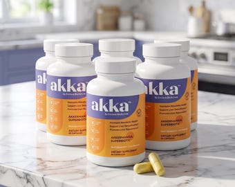 6 Family bottles -AKKA Probiotic Liver Cleansing Detox Repair Supplement A liver supplement that helps boost energy,digestion and metabolism