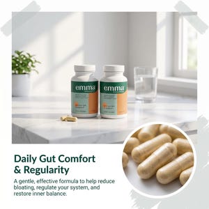 Trial Pack of EMMA Gut Health Capsules for repairing the intestines and relieving constipation and abdominal distension- 120 capsules image 3