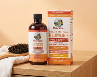 MaryRuth’s Liquid Multivitamin + Hair Growth-15.22 Fl Oz-Thicker hair, less facial wrinkles | Skin care products