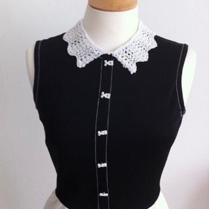 Lacy Detachable Collar Knitting Pattern (PDF File)