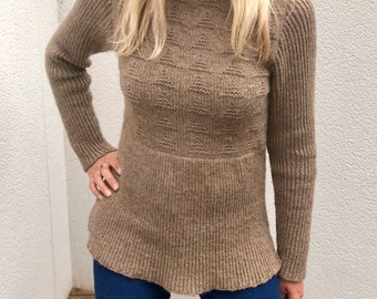 Ember Tunic Top Knitting Pattern (PDF File)