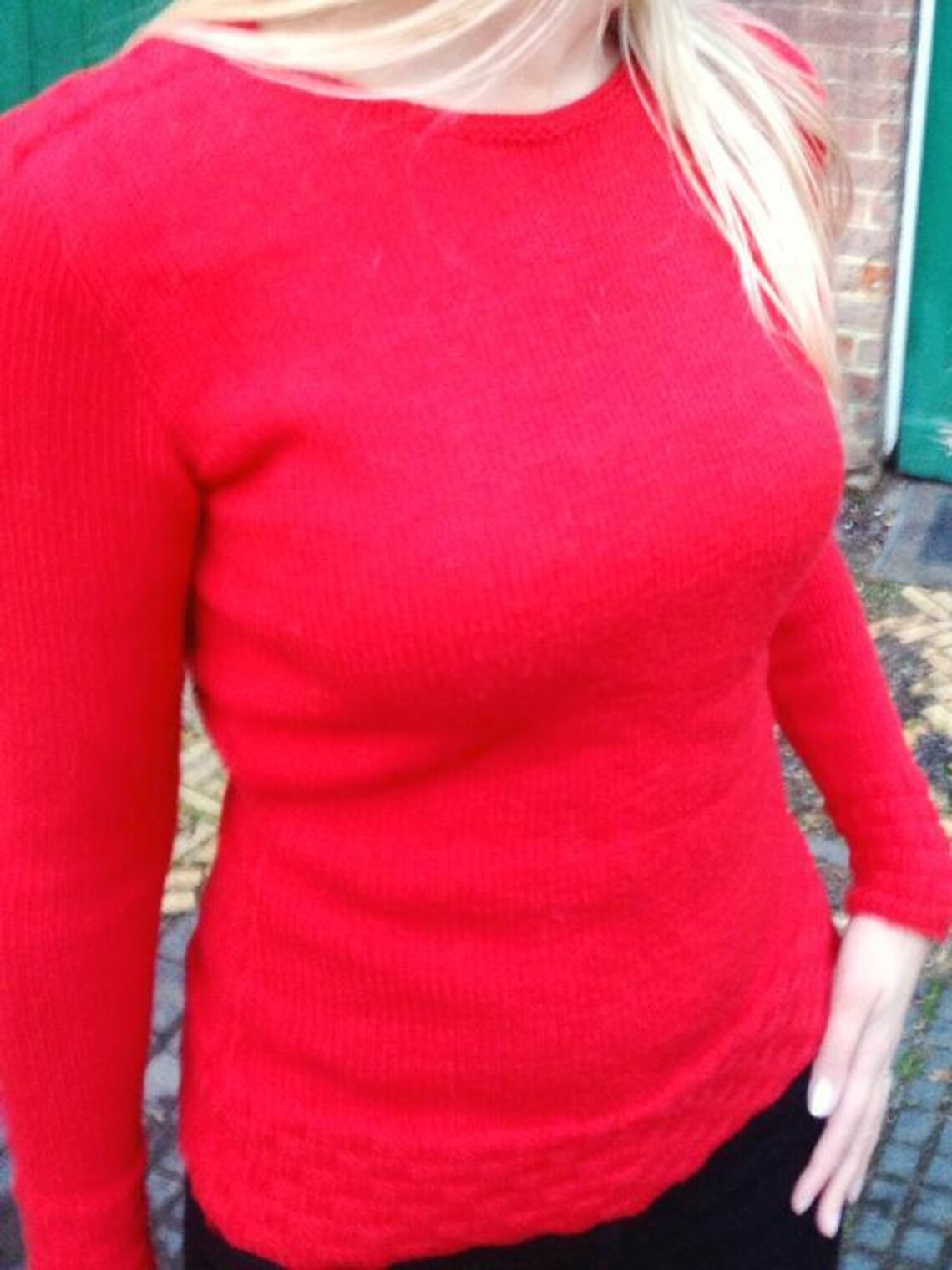 Basket Stitch Saddle Shoulder Sweater Knitting Pattern PDF File Etsy