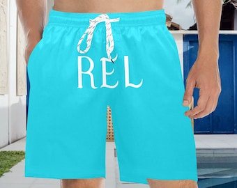 Pantalones cortos de playa de longitud media REL