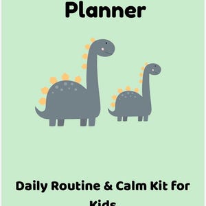 Planificador para niños con TDAH / Cuaderno de ejercicios para rutinas diarias y concentración / Horario visual imprimible / Planificador de funciones ejecutivas para niños