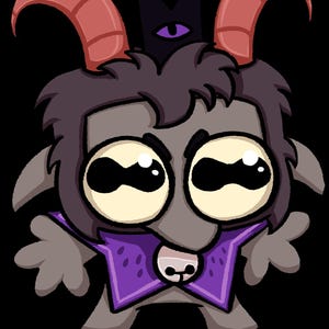 Goat - Cult of Lamb Sticker | Sticker, Decal, Laptop, Skin, COTL Art