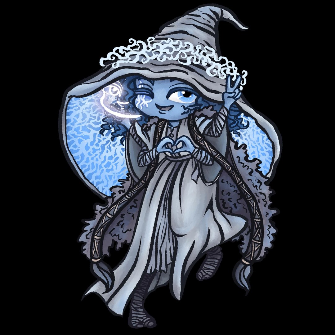 Ranni Window Sticker Ranni the Witch Elden Ring | Sticker, Decal, Laptop, Skin, Holographic ...