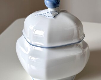 Azucarero de porcelana vintage / Seltmann Weiden “Mirabell” / Baviera, Alemania