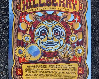 Hillberry Festival 2025 FOIL Artist Prints
