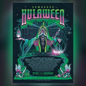 Poster Hulaween 2021 - Points d'accès signés