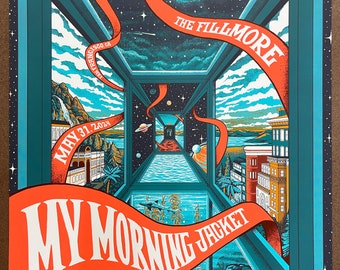 My Morning Jacket at The Fillmore San Francisco 2024 Artist Prints