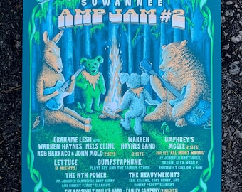 Suwannee Amp Jam #2 Signed Artist Prints