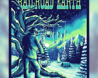 Railroad Earth Winter Tour 2025 Artist Prints