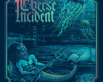 The String Cheese Incident - The Fillmore, San Francisco, CA (FOIL Variant) Print