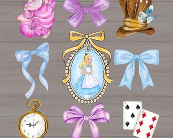 Alice In Wonderland DTF Ready To Press Heat Transfers , Disney Wonderland Print For Shirt , Alice Wonderland DTF