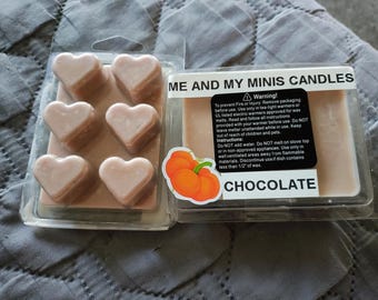 Derretido de cera de soja con aroma a chocolate