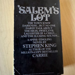 Stephen King, Salem's Lot, 1976, Signet