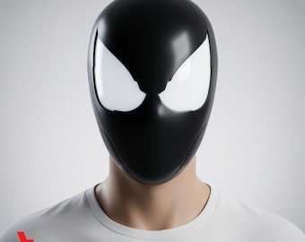 Venom Helmet STL Inspired by Spider-Man 2 | Textured & Clean Versions | 3D Printable Symbiote Helmet