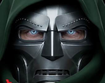 Dr. Doom Inspired Mask STL | 3D Printable Villain | Cosplay STL File | Digital Download