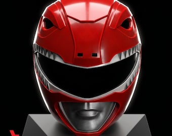 Red Ranger Inspired Helmet STL | 3D Printable Hero Helmet | Cosplay File | Digital Download