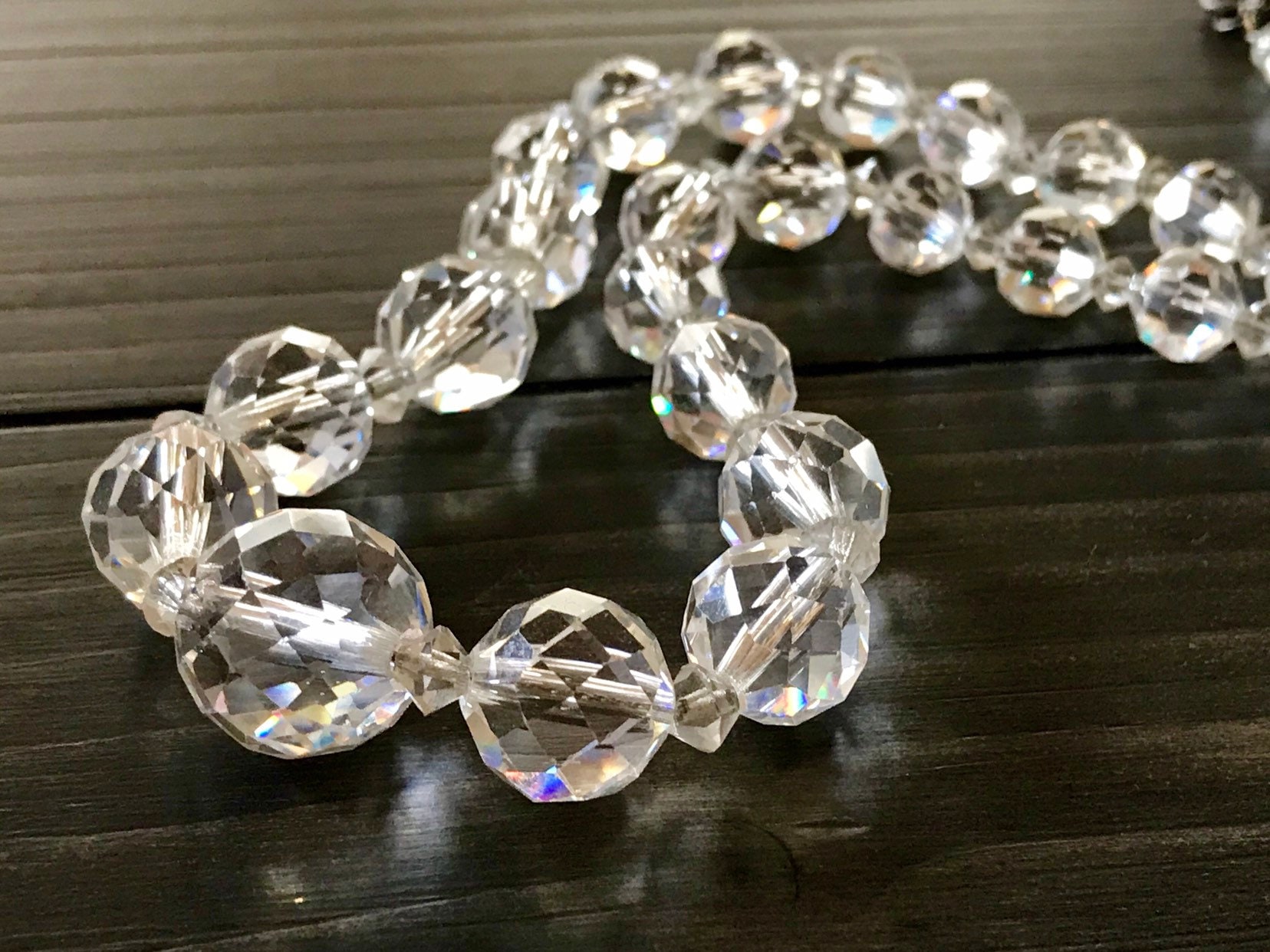 Glass beaded necklaces deals