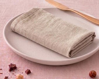 100 Pack Beige Cotton Napkins: Soft Stonewashed Cloth, Wedding Party Decor