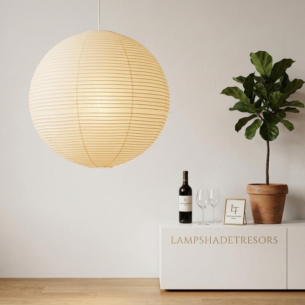 Lampe japonaise en pierre de lave 50cm déco zen