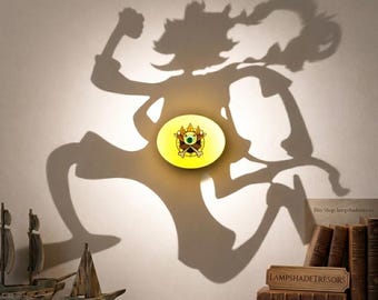 Anime Shadow Lamp LED, Manga Projection Light, Anime Wall Light, Otaku Room Decor, Gaming Setup Light, Anime Gift