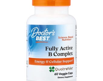 Complexe B entièrement actif Doctor, soutien cellulaire énergétique (60 gélules végétales)
