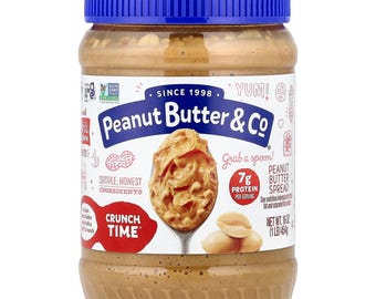 Peanut Butter & Co., Beurre de cacahuète à tartiner, Crunch Time®, 454 g (16 oz) FS