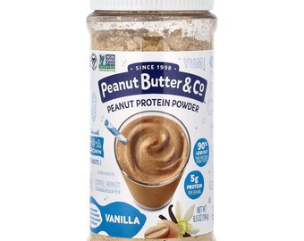 Peanut Butter & Co., Protéine de cacahuète en poudre, vanille, 6,5 oz (184 g) FS