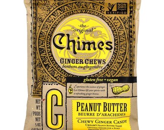 Carillons, Gingembre, Beurre de cacahuète, 5 oz (141,8 g) FS