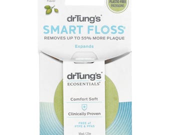 Dr. Tung's, Ecosentials™, Smart Floss®, cardamome naturelle, 30 v (27 m) PE