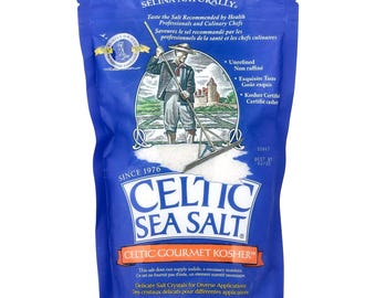 Keltisches Meersalz, Celtic Gourmet Kosher ™, 1 Pfund (454 g) FS