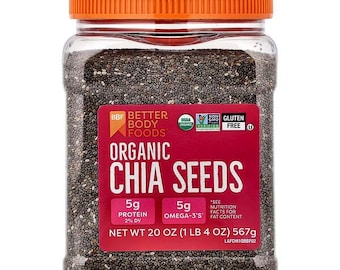BetterBody Foods, Bio-Chiasamen, 20 oz (567 g) (FS)