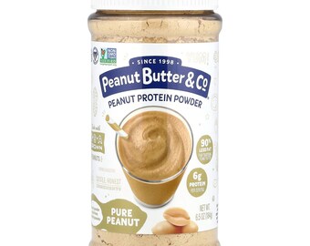 Peanut Butter & Co., Protéine de cacahuète en poudre, Cacahuète pure, 184 g (6,5 oz) FS