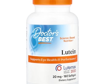 Doctor Lutein avec Lutemax 2020, favorise la santé des yeux (180 gélules)