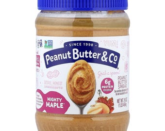 Peanut Butter & Co., Beurre de cacahuète à tartiner, Mighty Maple®, 454 g (16 oz) FS