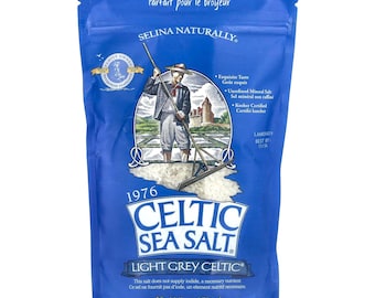 Keltisches Meersalz, Light Grey Celtic®, Vital Mineralmischung, 1 Pfund (454 g) FS