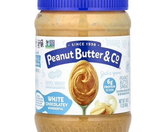 Peanut Butter & Co., Beurre de cacahuète à tartiner, White Chocolatey Wonderful®, 16 oz (454 g) FS