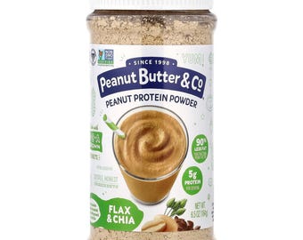 Peanut Butter Co., Poudre de protéine de cacahuète, lin et chia, 6,5 oz (184 g) FS