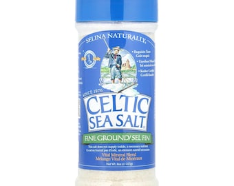 Keltisches Meersalz, fein gemahlene, lebenswichtige Mineralmischung, 227 g FS