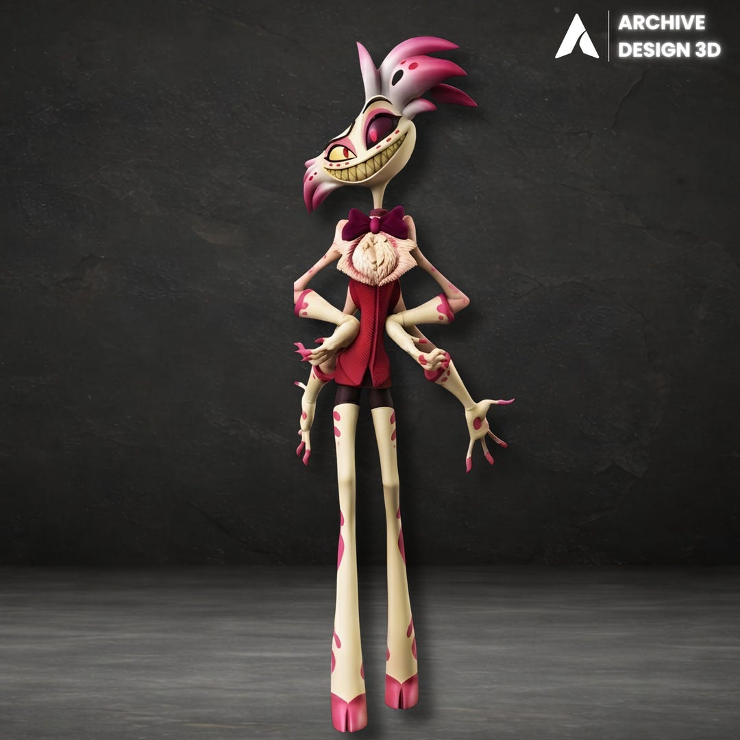 Angel Dust Figure, Angel Stl 3D Model Design, Angel Dust Figure Digital ...