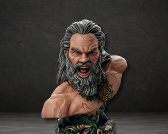 Modelo 3D de busto vikingo en formato STL (descarga digital)